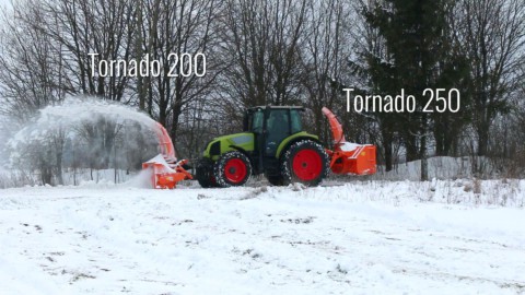 Pług wirnikowy SaMASZ Tornado 200 / Rotary snow blower SaMASZ Tornado 200